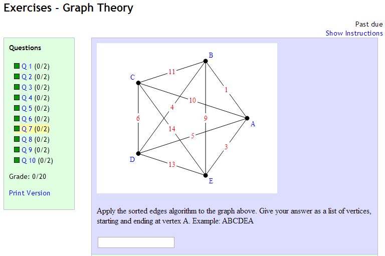 math 107 - graph theory 2